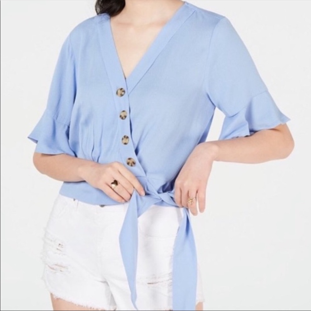 Gypsies and Moondust wrap crop top